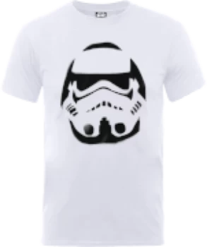 Image of Star Wars Paint Spray Stormtrooper T-Shirt - White - S