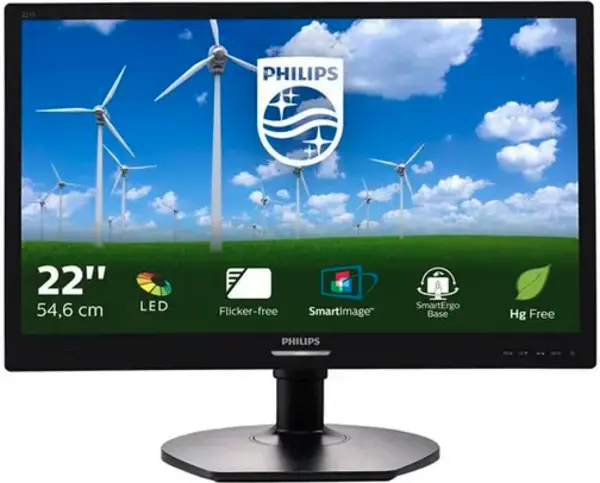 Image of Philips Professional 21.5" 221S6LCB Full HD LCD Monitor