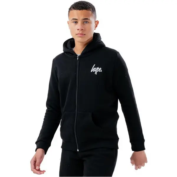 Image of Hype Zip Hoodie - Black 7 - 8 Years