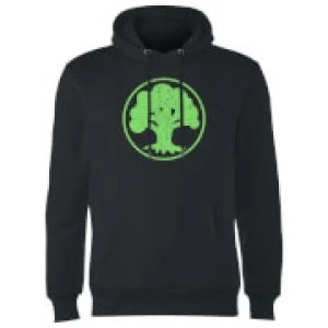 Image of Magic The Gathering Mana Green Hoodie - Black