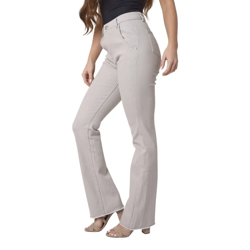 Image of Project X Paris Womens stretch flare jeans Project X Paris Beige Female XS