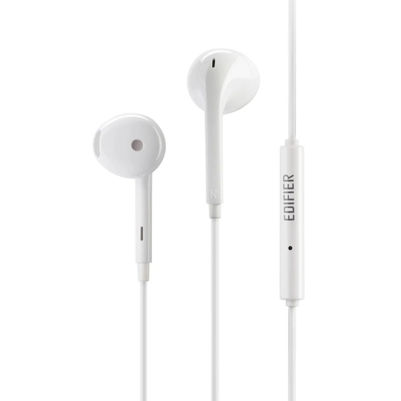 Image of Edifier P180 Plus Semi-In-Ear Earphones With Microphone - White