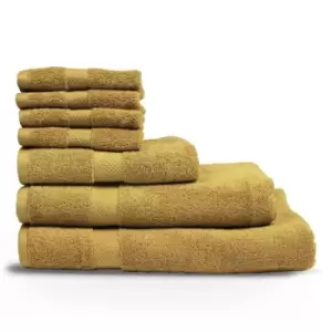 Image of The Linen Yard Loft Towel Bale Cotton Ochre