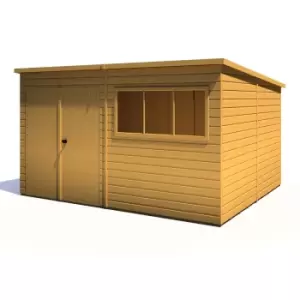 Image of Shire 12 x 10ft Ranger Pent Shed - Garden & Outdoor