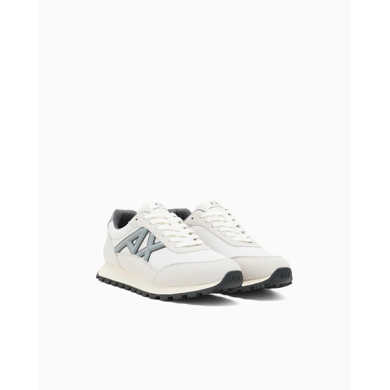 Image of Armani Exchange Mens Runners Grey/White male 6 (40)
