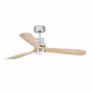 Image of Lantau LED Matt Nickel, Pine Ceiling Fan With DC Motor