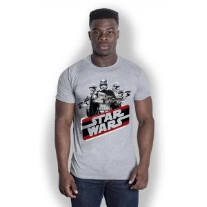 Image of Star Wars - Episode VII Phasma Mens Small T-Shirt - Grey