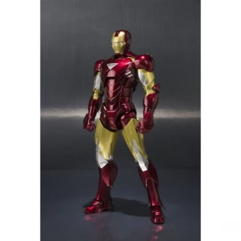 Image of Iron Man Mark VI and Hall of Armor Set (Marvel) Bandai Tamashii Nations Figuarts Figure