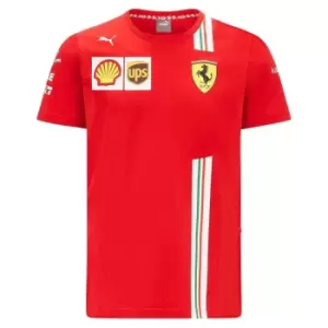 Image of 2021 Ferrari Carlos Sainz Tee (Red)