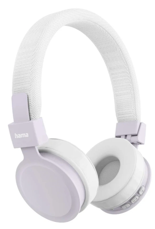 Image of Hama Hama Freedom Lit III Headset Wireless Head-band Calls/Music USB Type-C Bluetooth Lilac, White 00221766