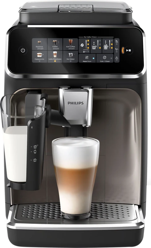 Image of Philips Series 3300 EP3347/90 Bean to Cup Coffee Machine - Black / Chrome