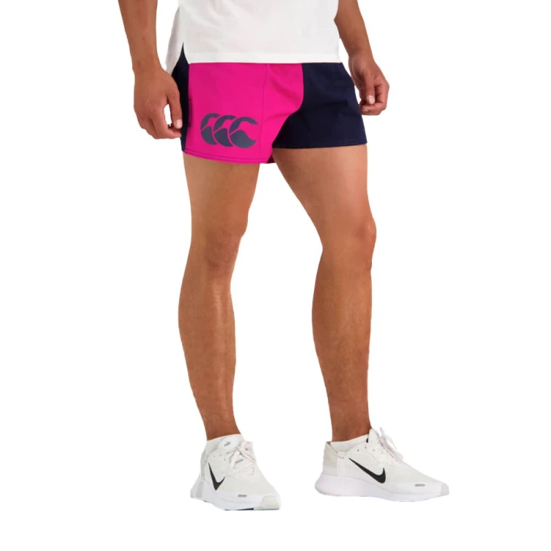 Image of Canterbury Canterbury Men Harlequin Cotton Twill Shorts in Fuchsia Size: 42R Fuchsia 42R Male 5063852170777