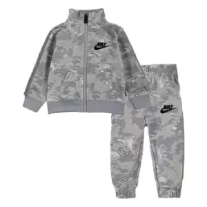 Image of Nike Camo Tricot Set Bb99 - Grey
