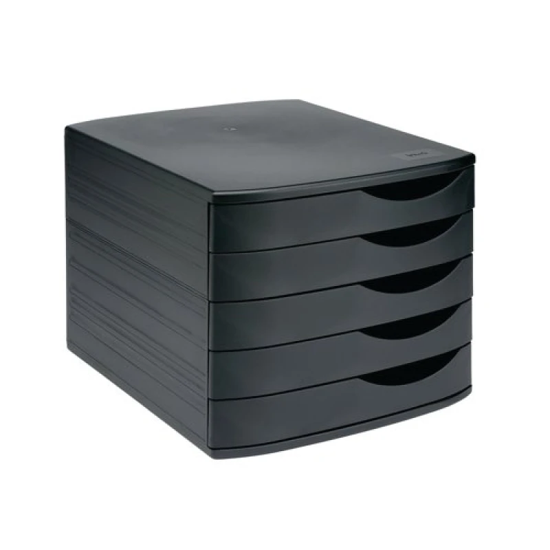 Image of 5 Star Elite Desktop 5 Drawer Set A4 Documents up to 260x350mm Black