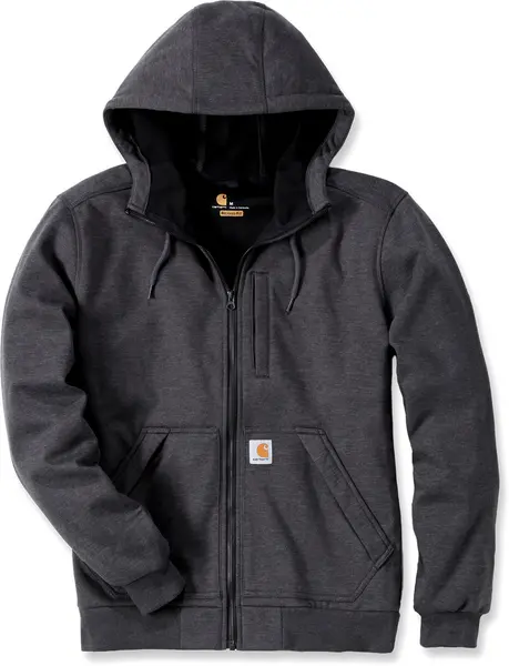 Image of Carhartt Wind Fighter Zip Hoodie, grey, Size M