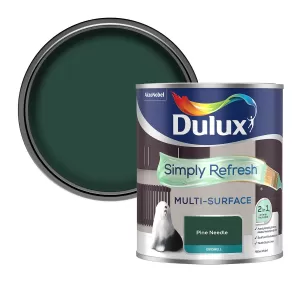 Image of Dulux Simply Refresh Multi Surface Pine Needle Eggshell Paint 750m