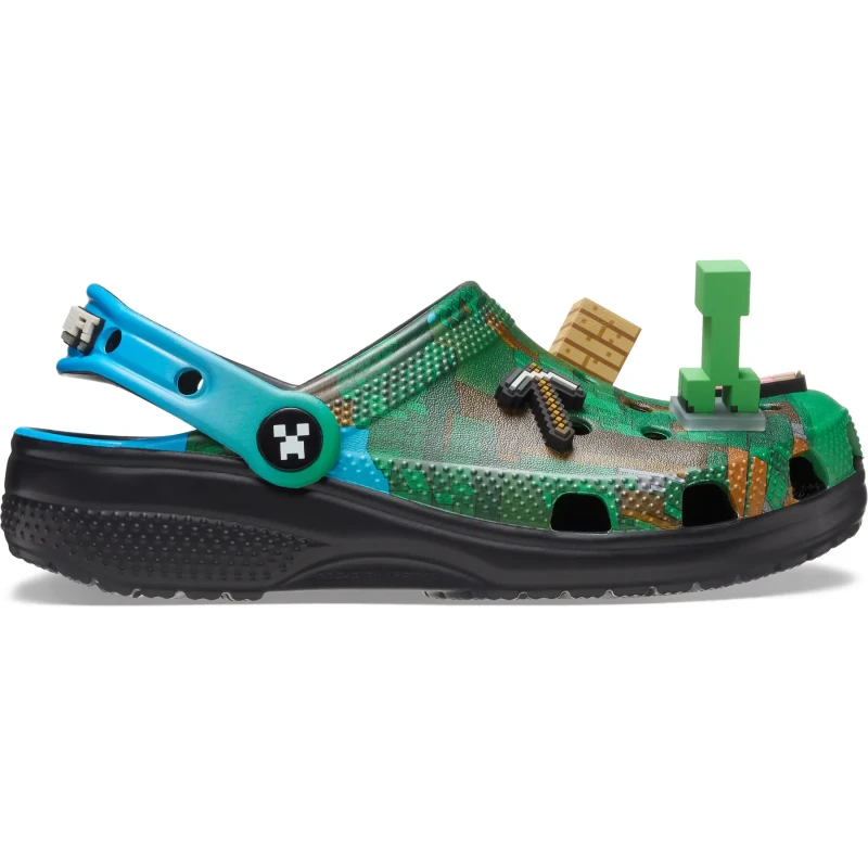 Image of Crocs Kids Minecraft Classic Clogs Multi C12