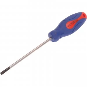 Image of Faithfull Soft Grip Parallel Slotted Tip Screwdriver 4mm 100mm