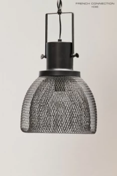 Image of French Connection Mesh Pendant Black