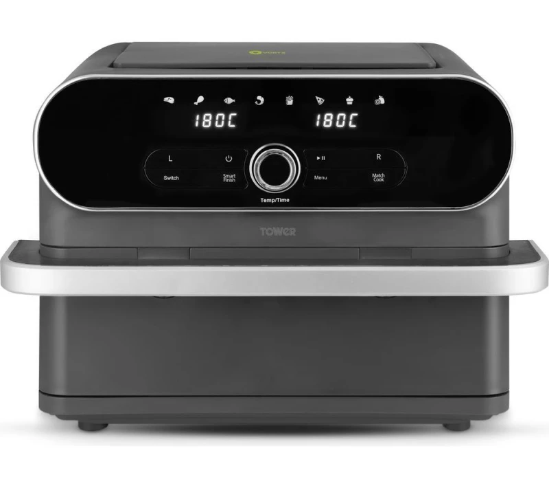 Image of TOWER Vortx Elite T17200 Air Fryer - Graphite, Silver/Grey 5056784513040