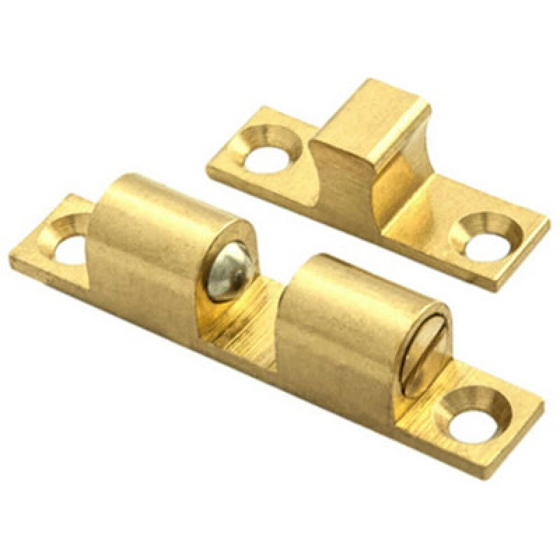 Image of Loops Double Ball Roller Cupboard Catch 60 x 11.5mm 50mm Fixing Centres Self Colour Multi unisex