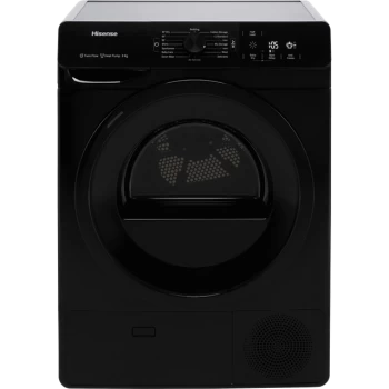Image of Hisense DHGE901 9KG Freestanding Heat Pump Tumble Dryer