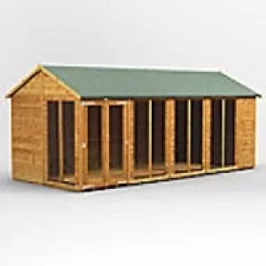 Image of Power Garden Shed 188PASH Golden Brown 18x8