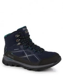 Image of Regatta Kota Mid Ii Walking Boot - Navy, Size 7, Women