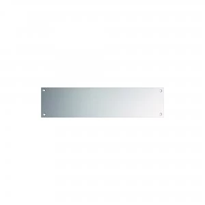 Image of Wickes Finger Plate - Aluminium 76 x 305mm