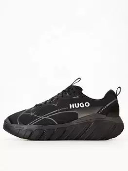 Image of HUGO Xeno_runn_nyth Trainers, Black, Size 41, Men
