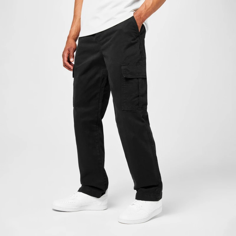Image of Jack Wills Twill Cargo Trouser - Black 32 S