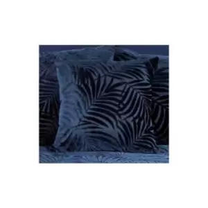 Image of Rapport Home - Paloma Duvet Cover Set Navy Kingsize Bedding Set - Blue