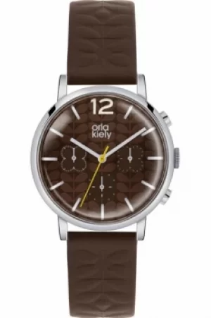 Image of Ladies Orla Kiely Frankie Chronograph Watch OK2001