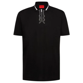 Image of Hugo Boss Dolmar 213 Polo Shirt Black Size L Men