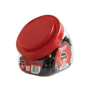 Image of Milwaukee Power Tools SHOCKWAVE Magnetic Bit Holder 60mm (Jar of 100)