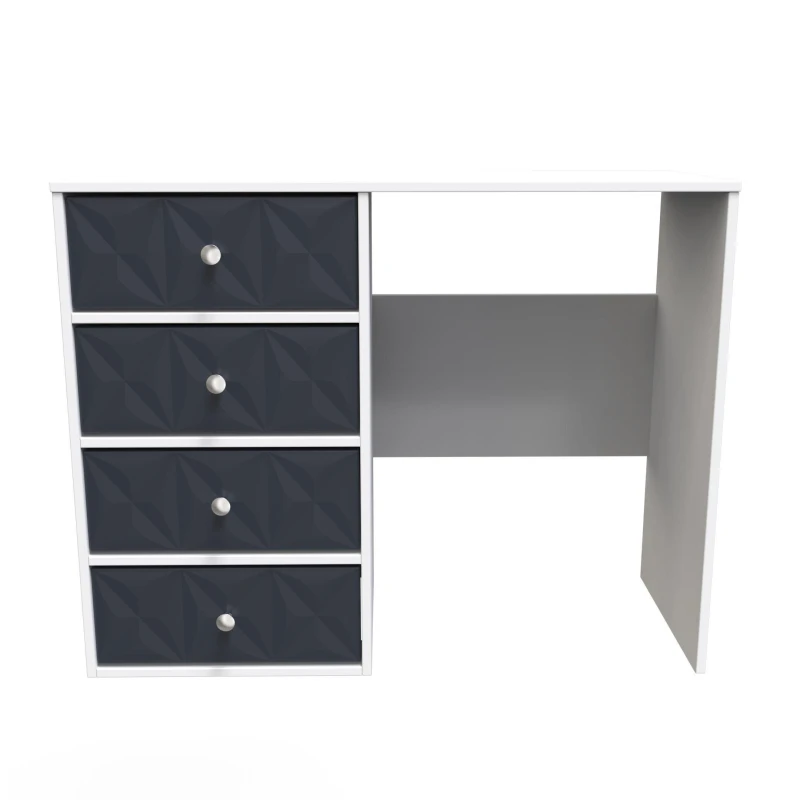 Image of Toledo 4 Drawer Vanity In Indigo Matt & White (Ready Assembled)