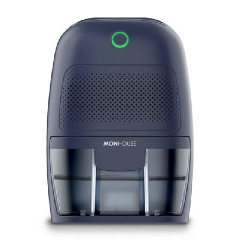 Image of Monhouse Dehumidifier 600Ml Portable, Compact And Quiet Moisture Absorber - Mini Electric Mould Remover For Home - Navy