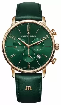 Image of Maurice Lacroix EL1098-PVP01-620-5 Eliros Chronograph Green Watch
