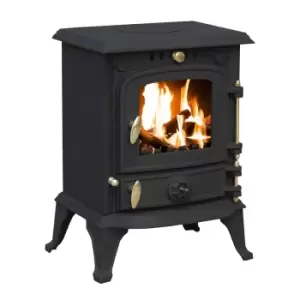 Image of RoyalFire Royal Fire 4.5kW Cast Iron Wood And Charcoal Burning Stove