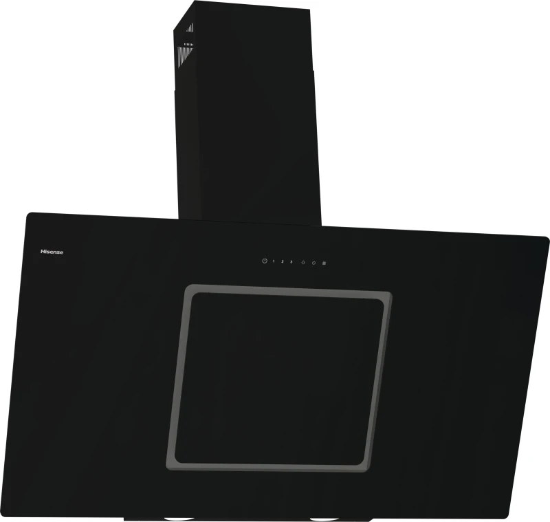 Image of Hisense 100cm Angled Cooker Hood - Black 745127 Black