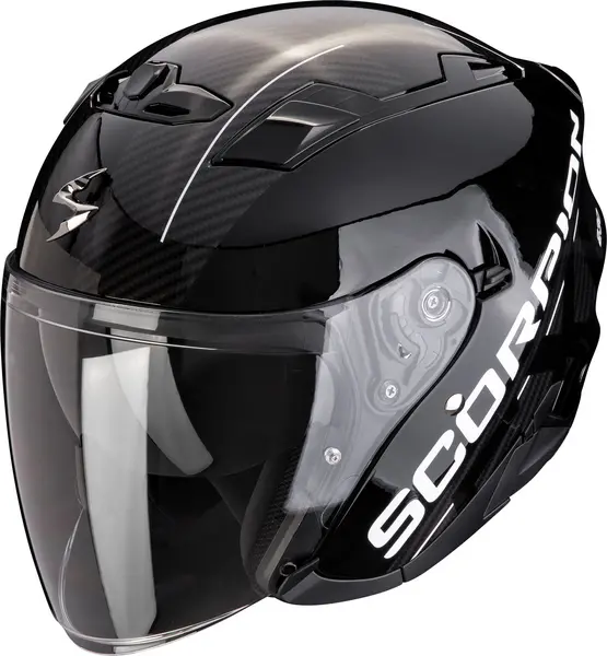 Image of Scorpion EXO-230 QR Black Silver Jet Helmet Size XL