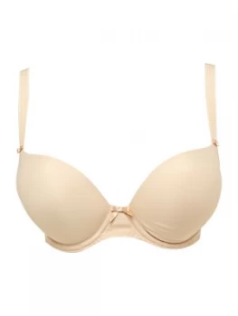 Image of Freya Deco Moulded Plunge Bra Nude