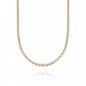 Image of Treasures Sunburst Chain 18ct Gold Plated Necklace TN06_GP