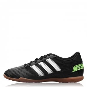 Image of adidas Super Sale Indoor Football Trainers Junior Boys - Black/Wht/Green