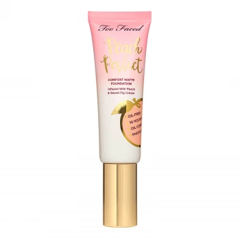 Image of Too Faced Peach Perfect Comfort Matte Foundation (Various Shades) - Shortbread