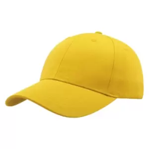 Image of Atlantis Zoom Sports 6 Panel Baseball Cap (Pack Of 2) (One Size) (Yellow)