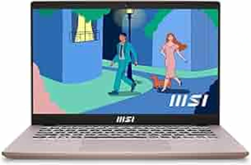 Image of MSI Modern 14 C12M-640UK Intel Core i5 8GB RAM 512GB SSD 14" Windows 11 Laptop 9S7-14J115-640