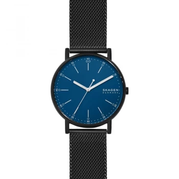 Image of Skagen Blue And Black 'Signatur' Classical Watch - SKW6655