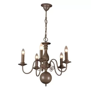 Image of Brugge Multi Arm Chandeliers Pale Taupe