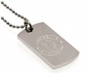 Image of Stainless Steel Chelsea Dogtag and Chain.
